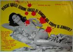Case of the Bloody Iris Italian one sheet